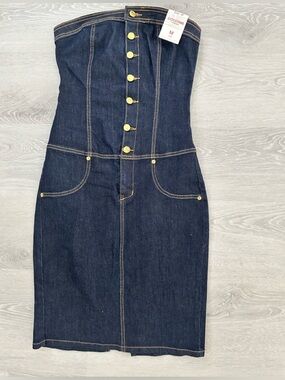 GoodTime Strapless Denim Dress